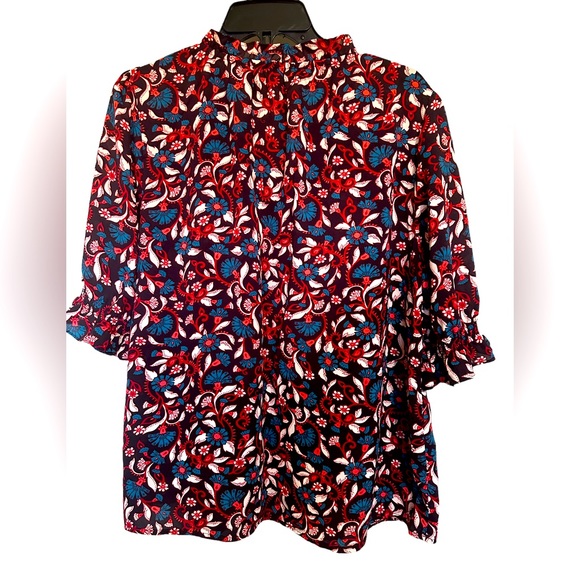 Woman’s Melloday Floral Blouse Size XL - Picture 2 of 4